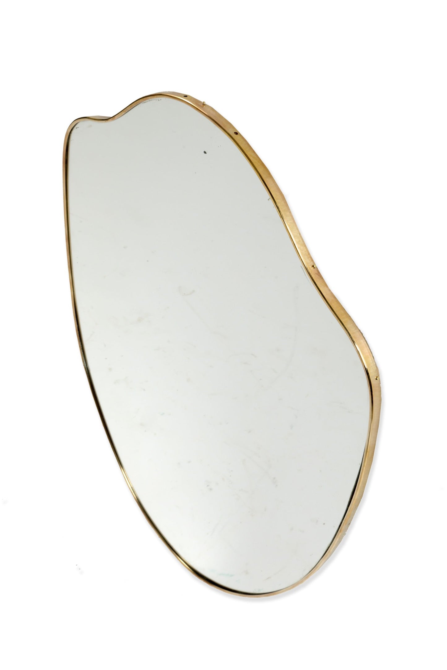 1950s shield mirror