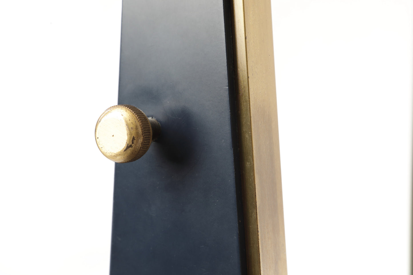 Pierre Cardin blue lacquered freestanding mirror