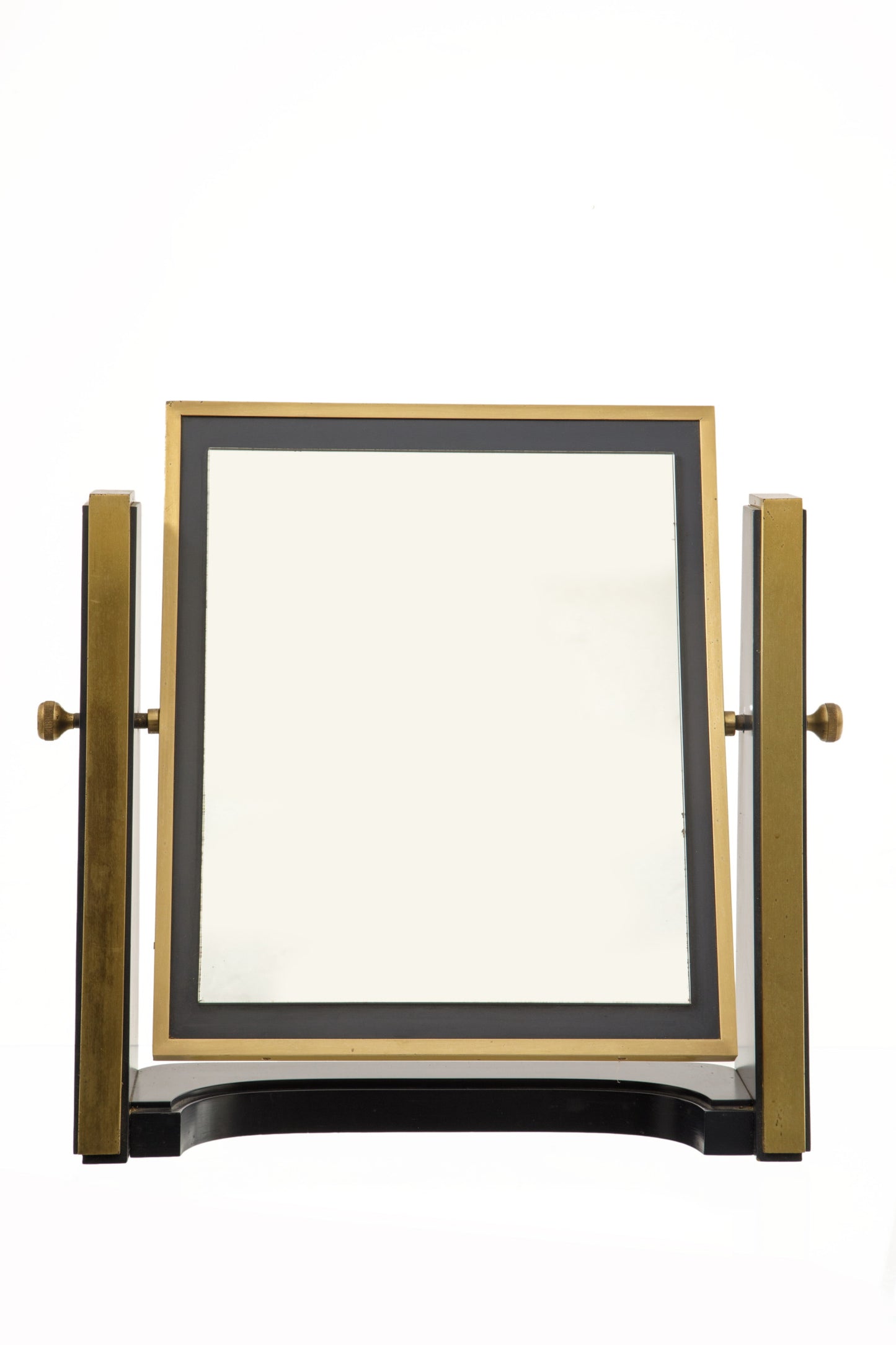 Pierre Cardin blue lacquered freestanding mirror