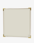 Specchiera molata anni 70 lucite e ottone