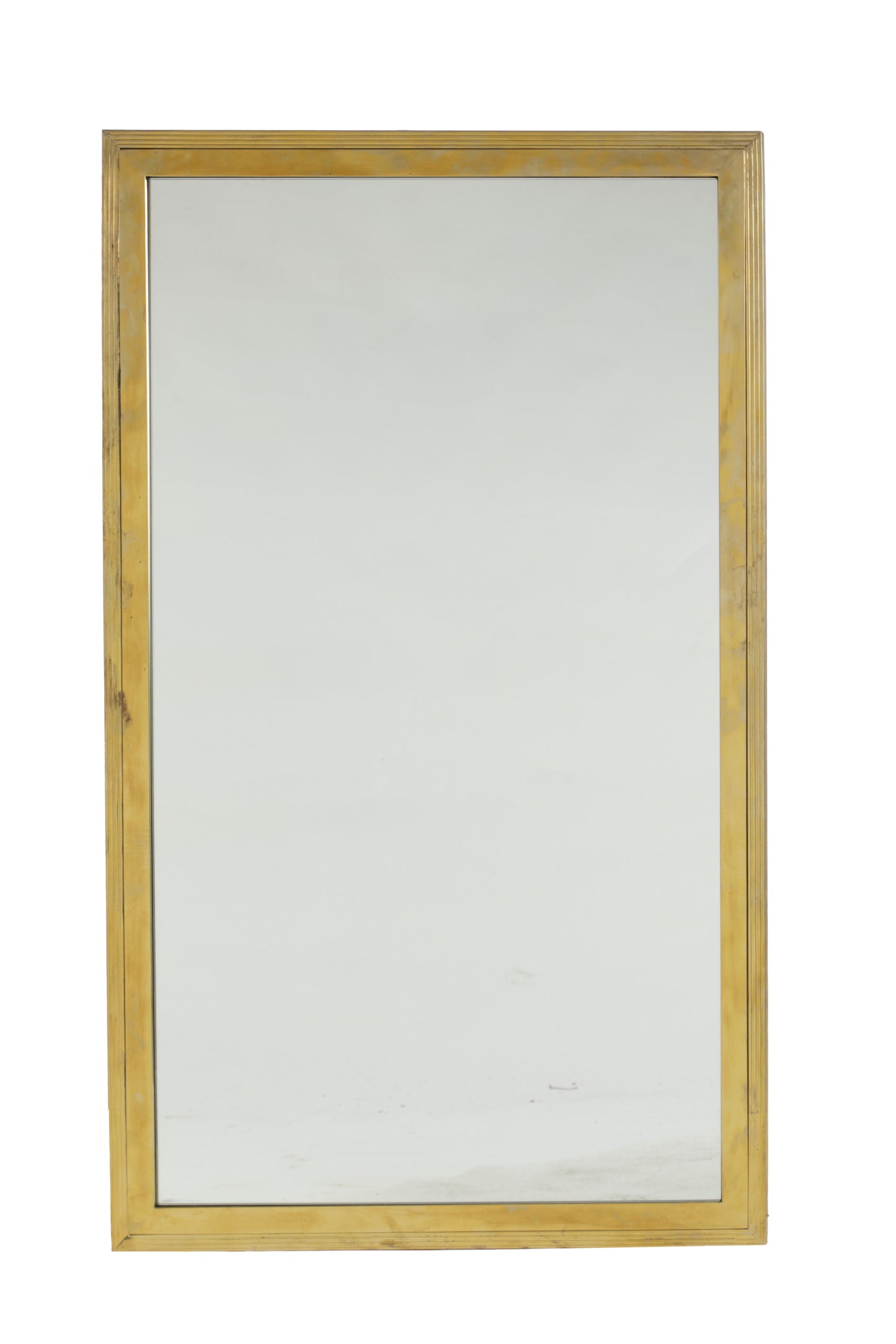 70's brass mirror