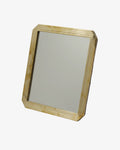 1970s brass table mirror
