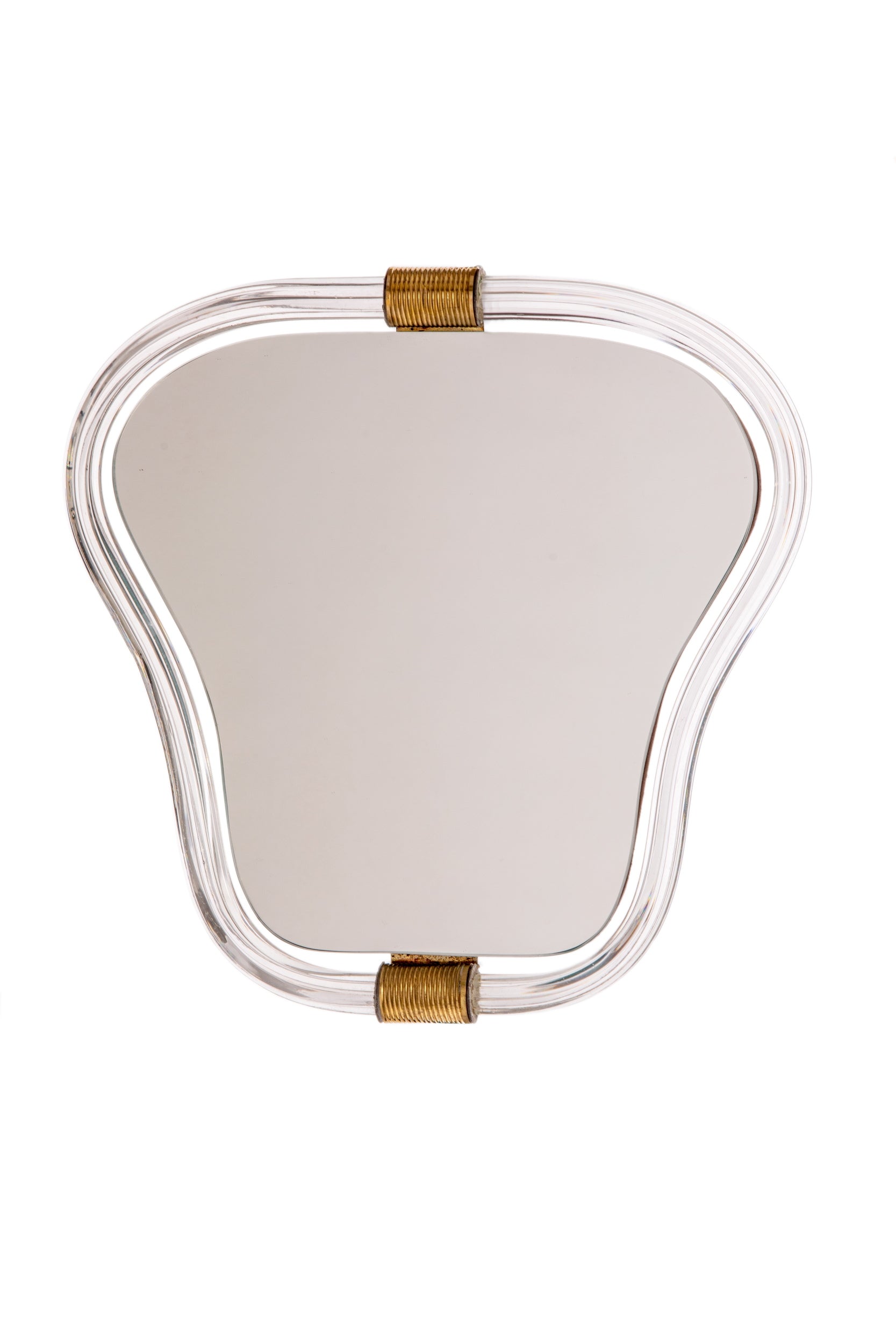 Shaped mirror in Murano glass