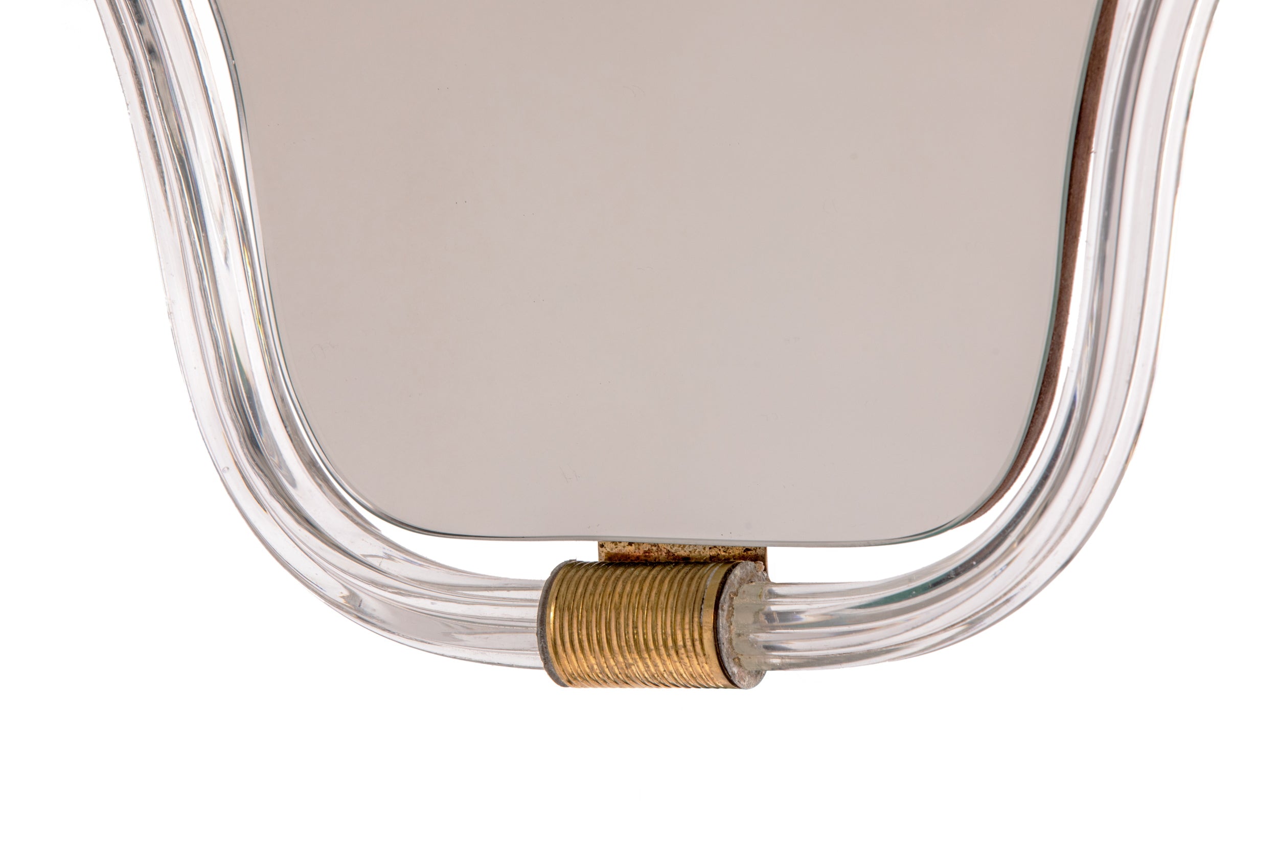 Shaped mirror in Murano glass