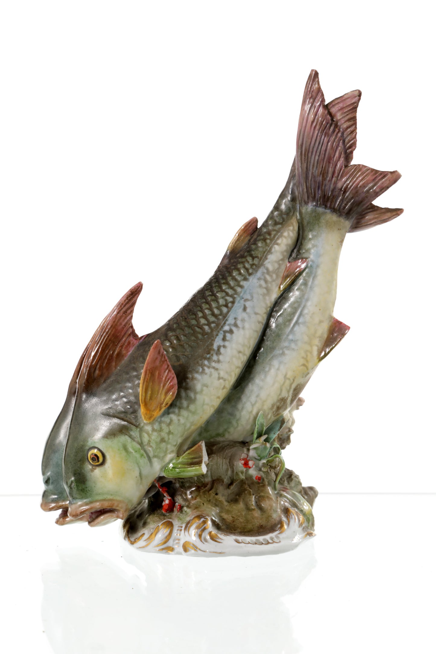 Capodimonte fish statue 60s