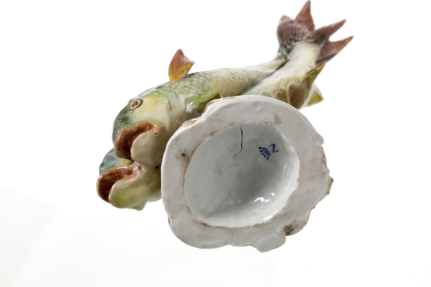 Capodimonte fish statue 60s