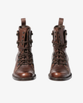 Stivaletto stringato Fendi Cuoio