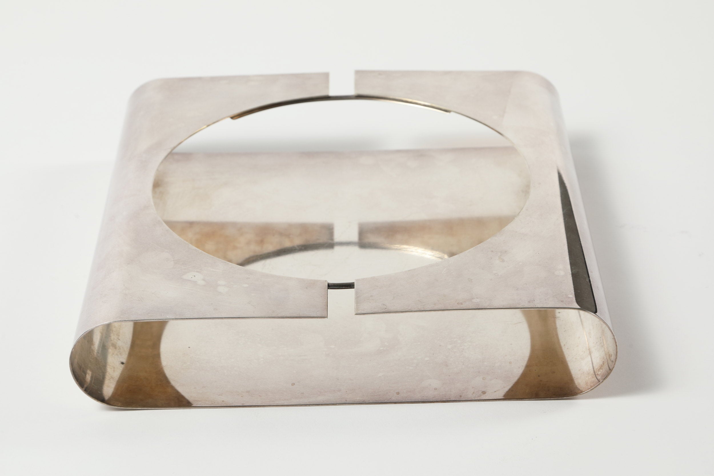 Lino Sabattini silver plated pocket tray from the 70s