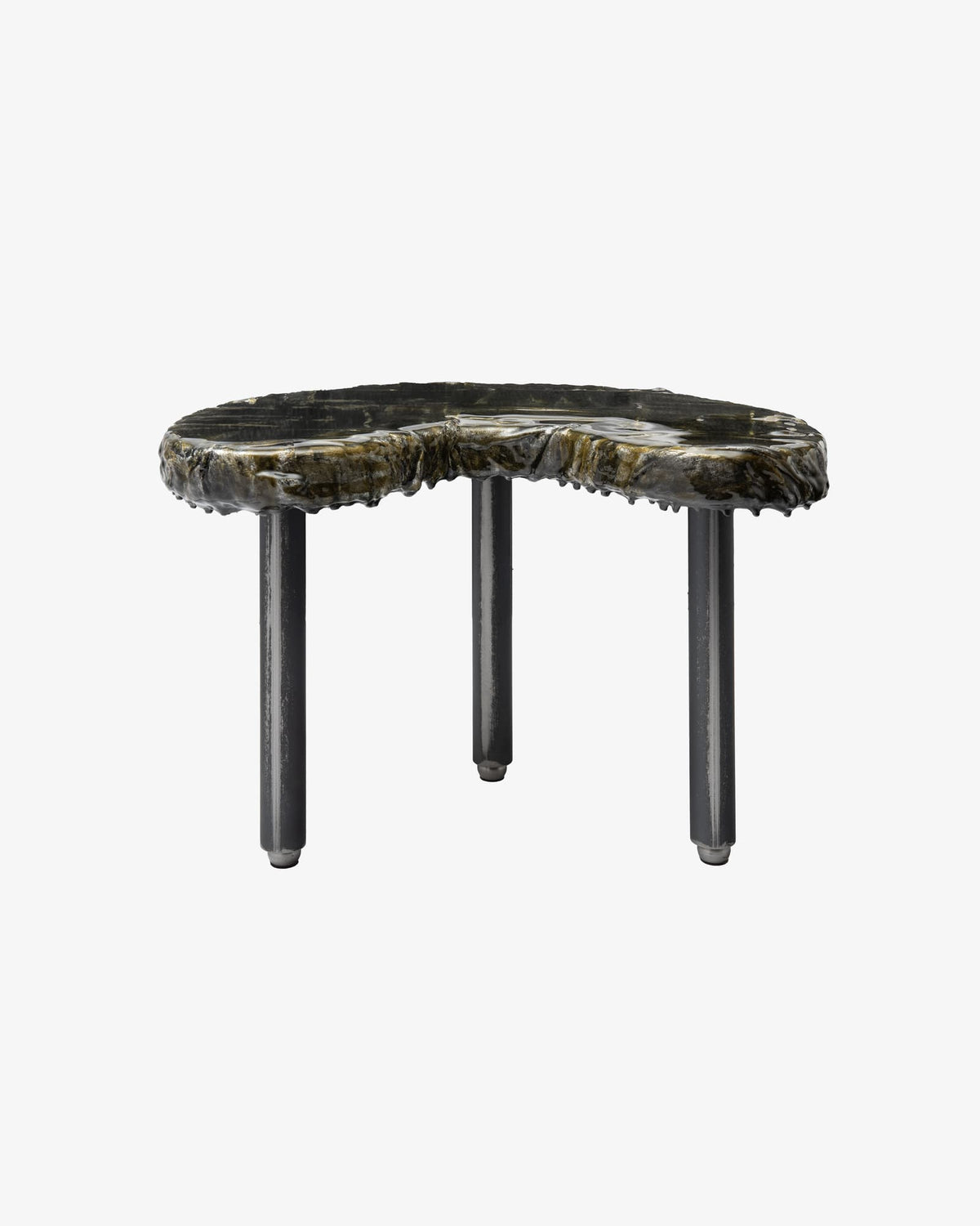 Virgola piccola con rilievi Nera - Livia Rebecchini Interiors per COALAN Art Designers