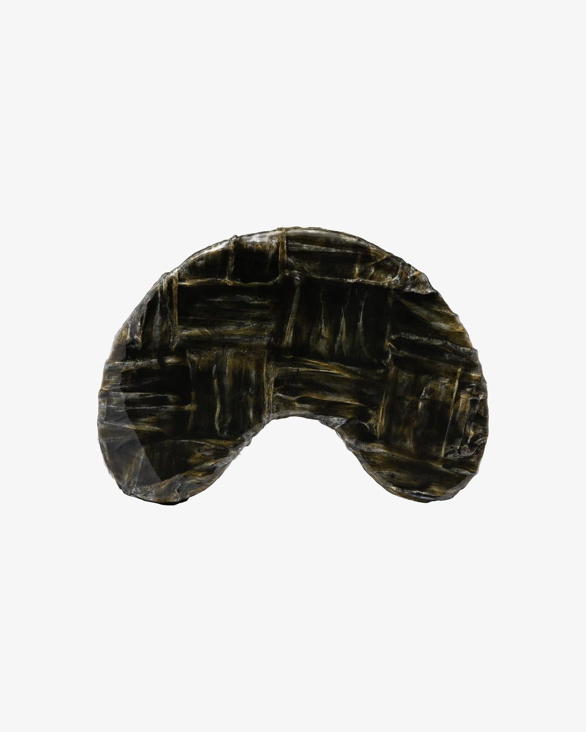 Large comma with relief, Black - Livia Rebecchini Interiors for COALAN Art Designers