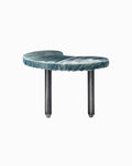 Small comma with Blue Omega reliefs - Livia Rebecchini Interiors for COALAN Art Designers