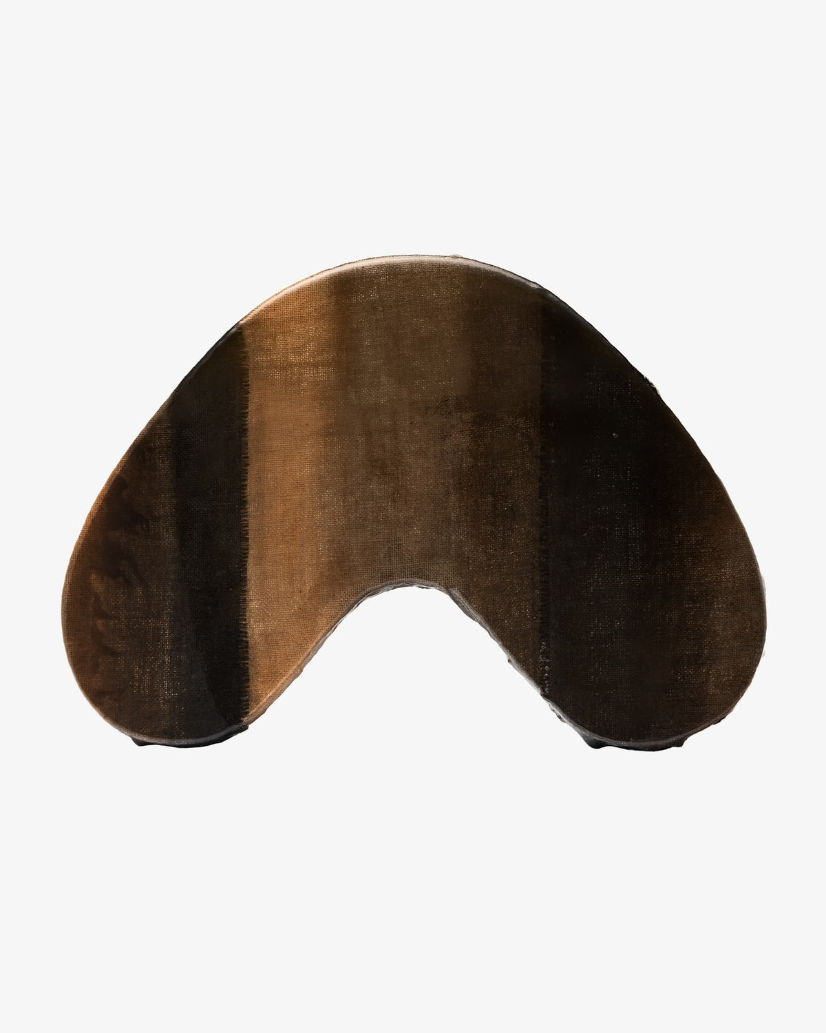 Large jute comma in Burnt Umber - Livia Rebecchini Interiors for COALAN Art Designers