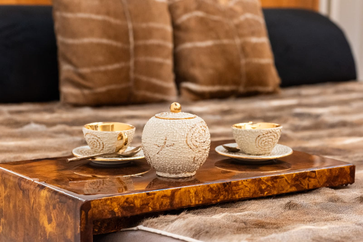 Tartaruga large side table - Livia Rebecchini Interiors for COALAN Art Designers