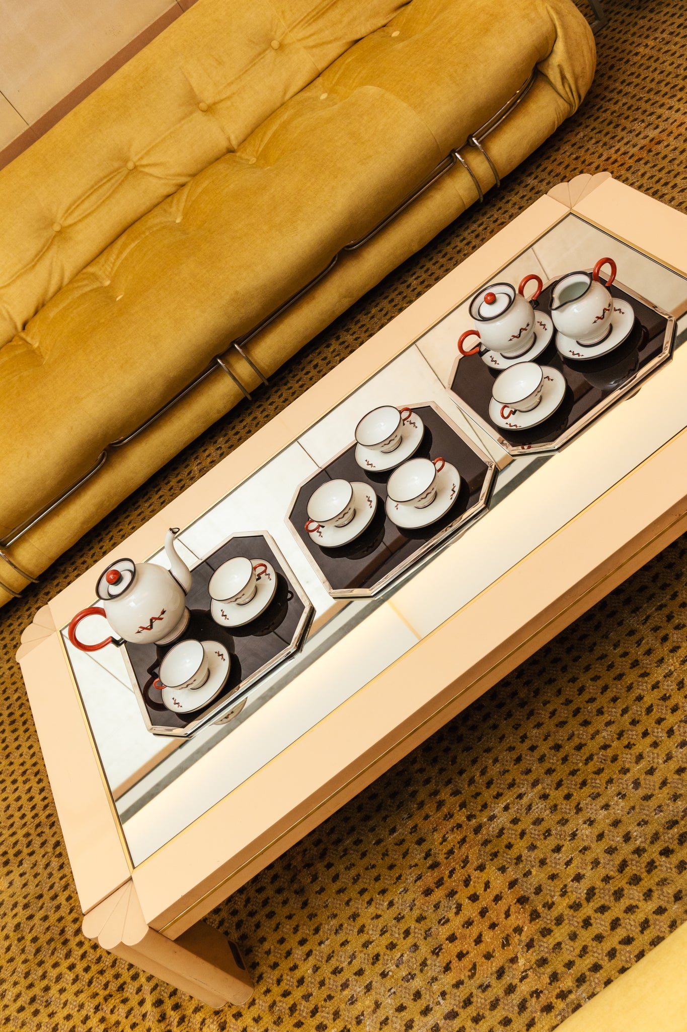 Servizio da tè Gio Ponti modello Barbara anni 30