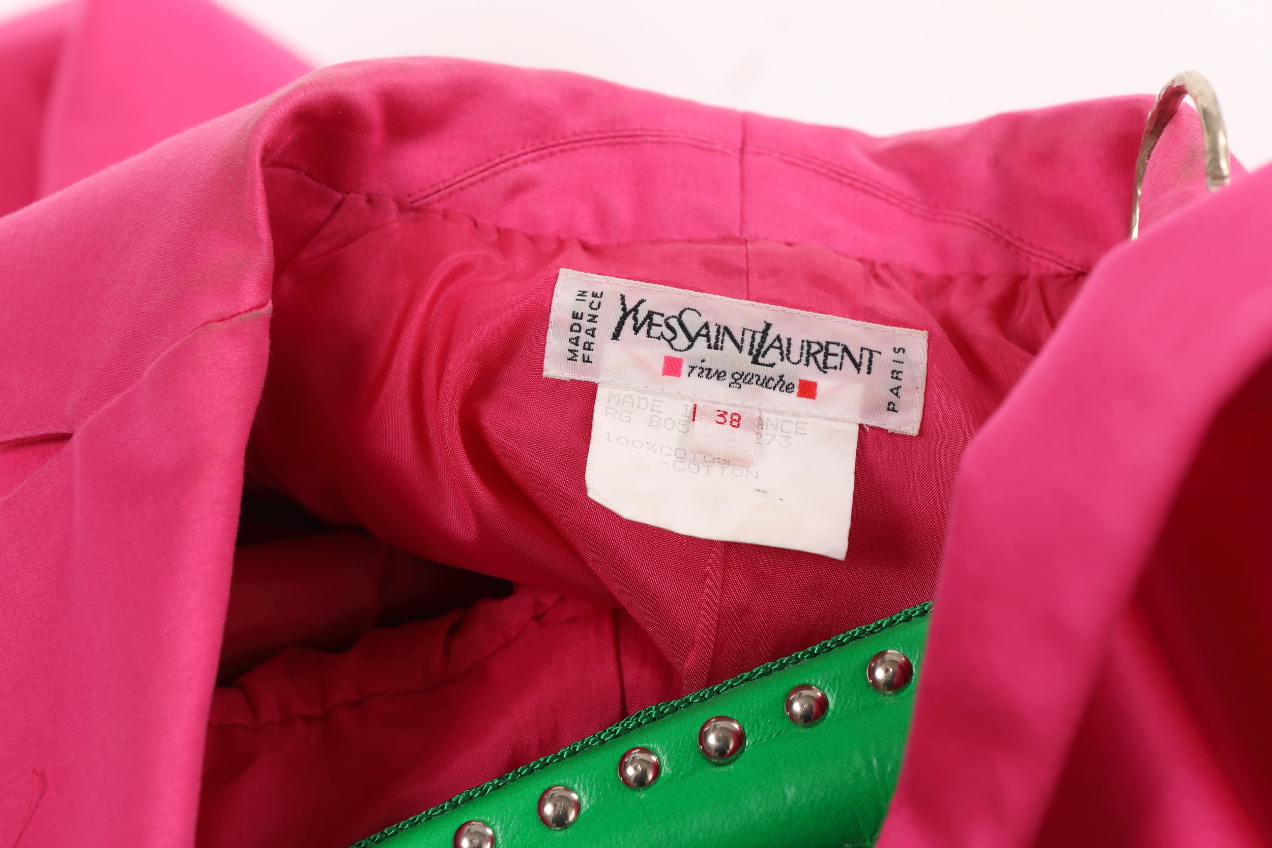 Tailleur Yves Saint Laurent rive gauche fucsia