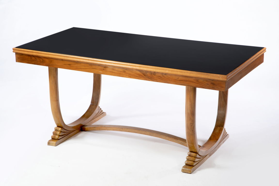 Walnut Art Deco table