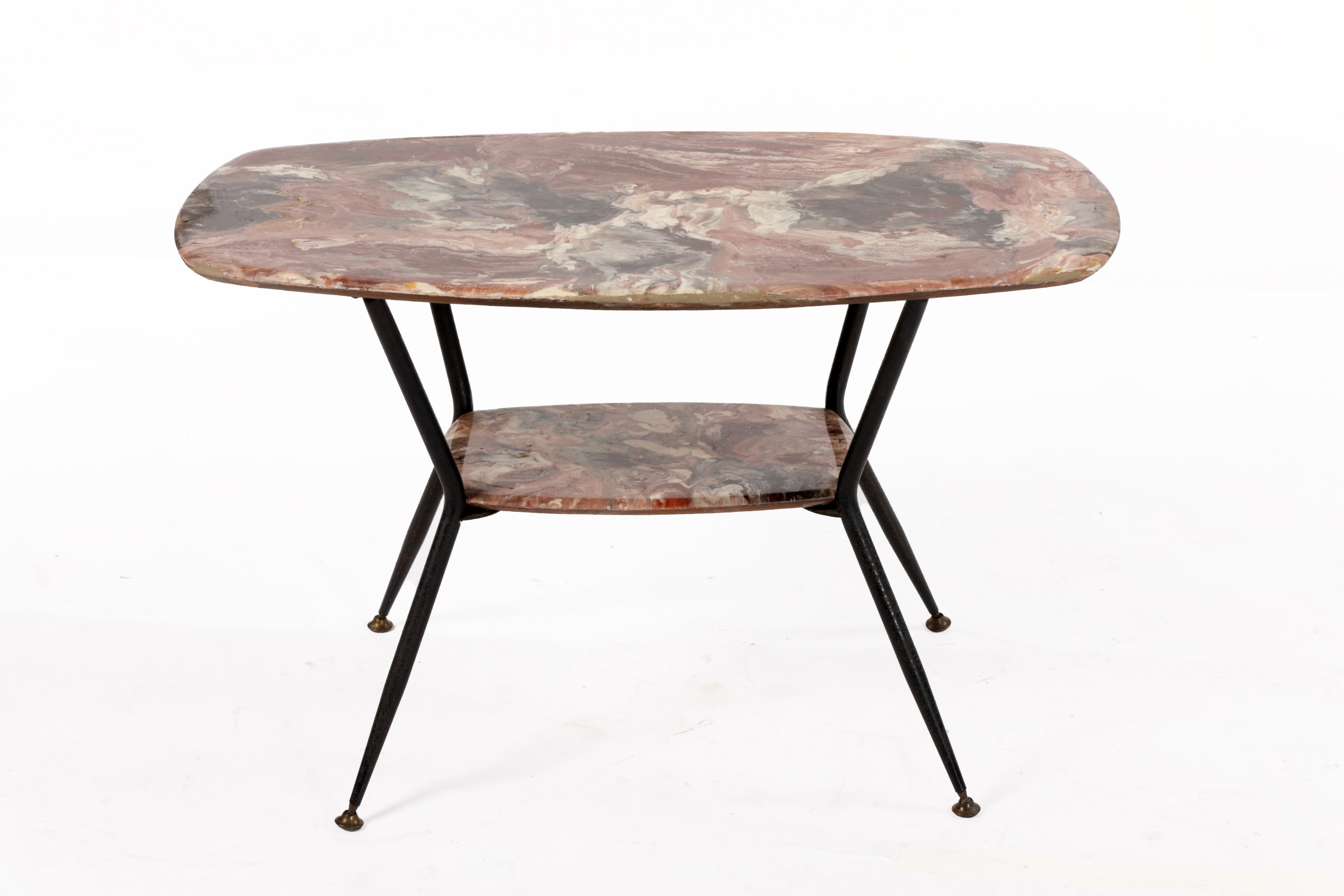 50's table with marble top