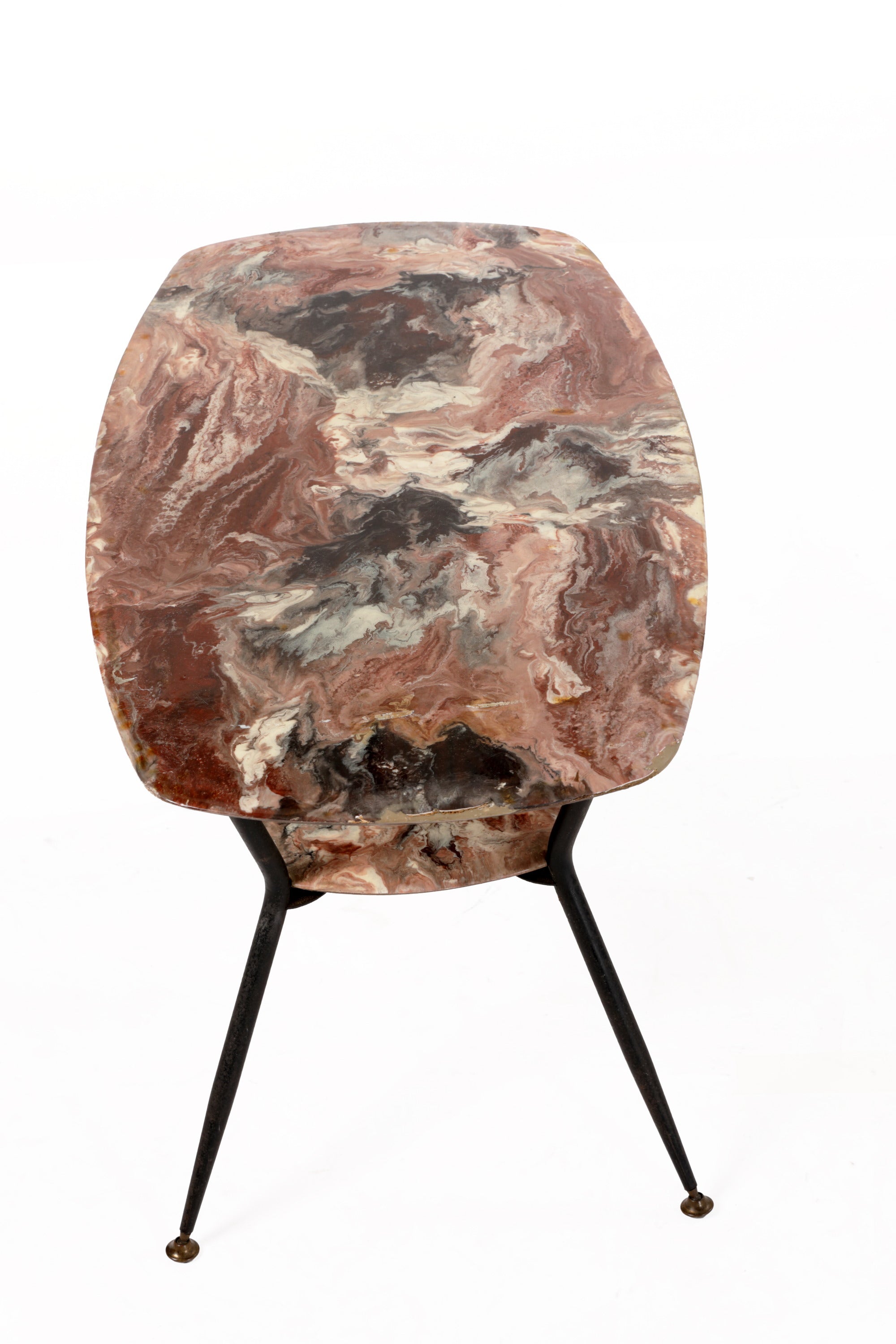50's table with marble top