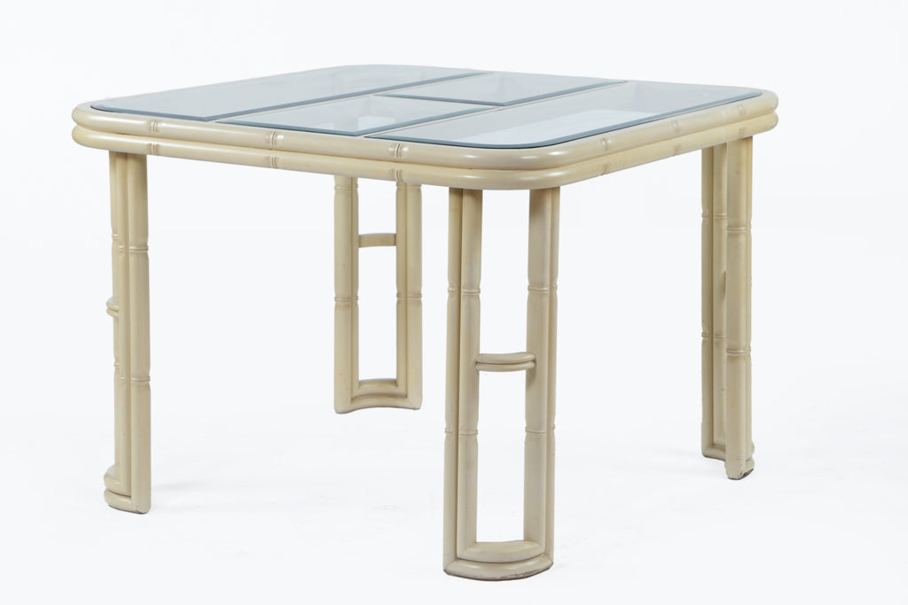 Tavolo anni 70 legno laccato
