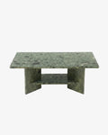 80's Imperial Green Marble Living Room Table
