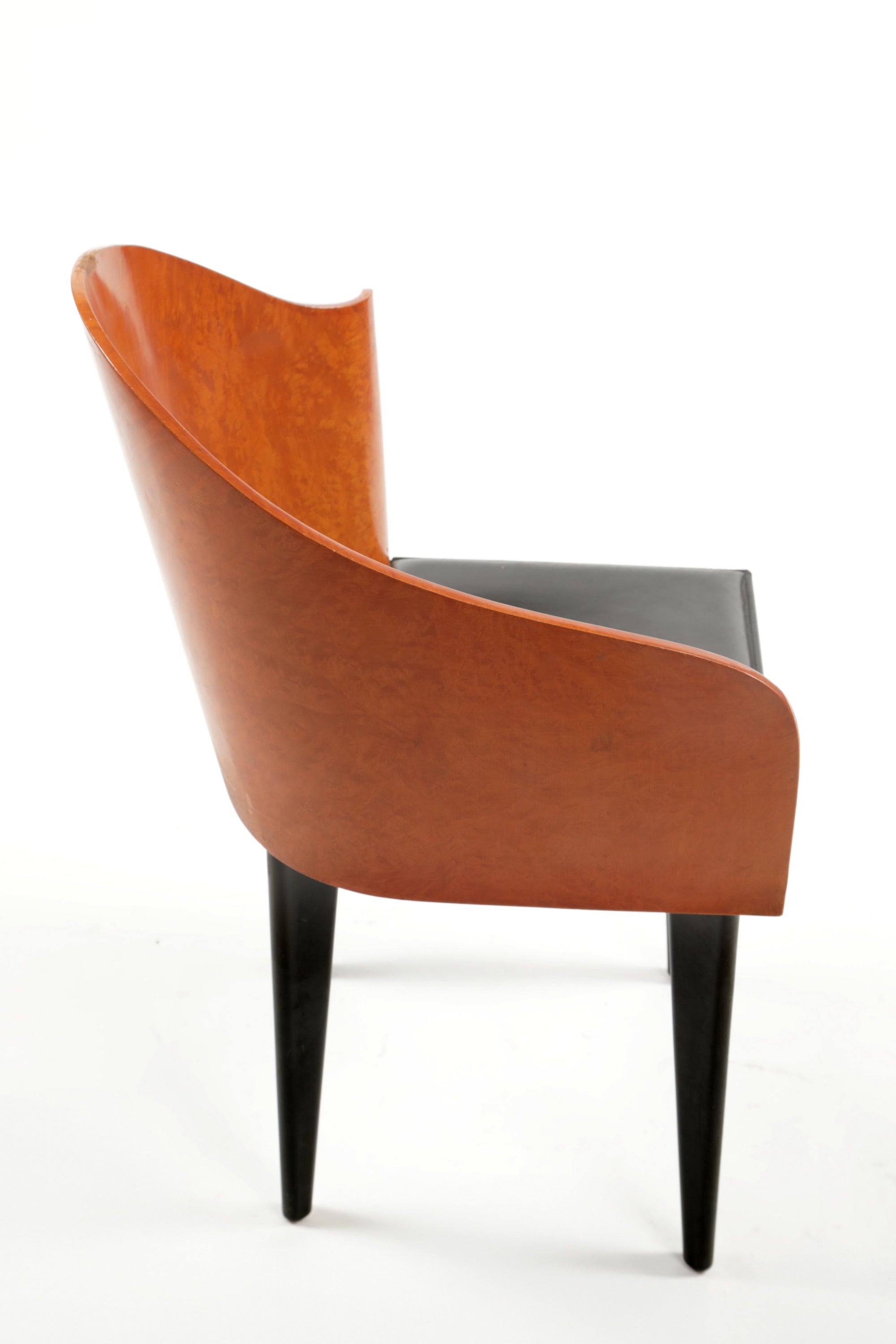 Table with six chairs by Maurizio Salvato and Piero Sartogo for Saporiti 1970 - 1980
