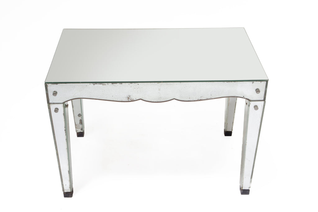 1940s French mirrored table
