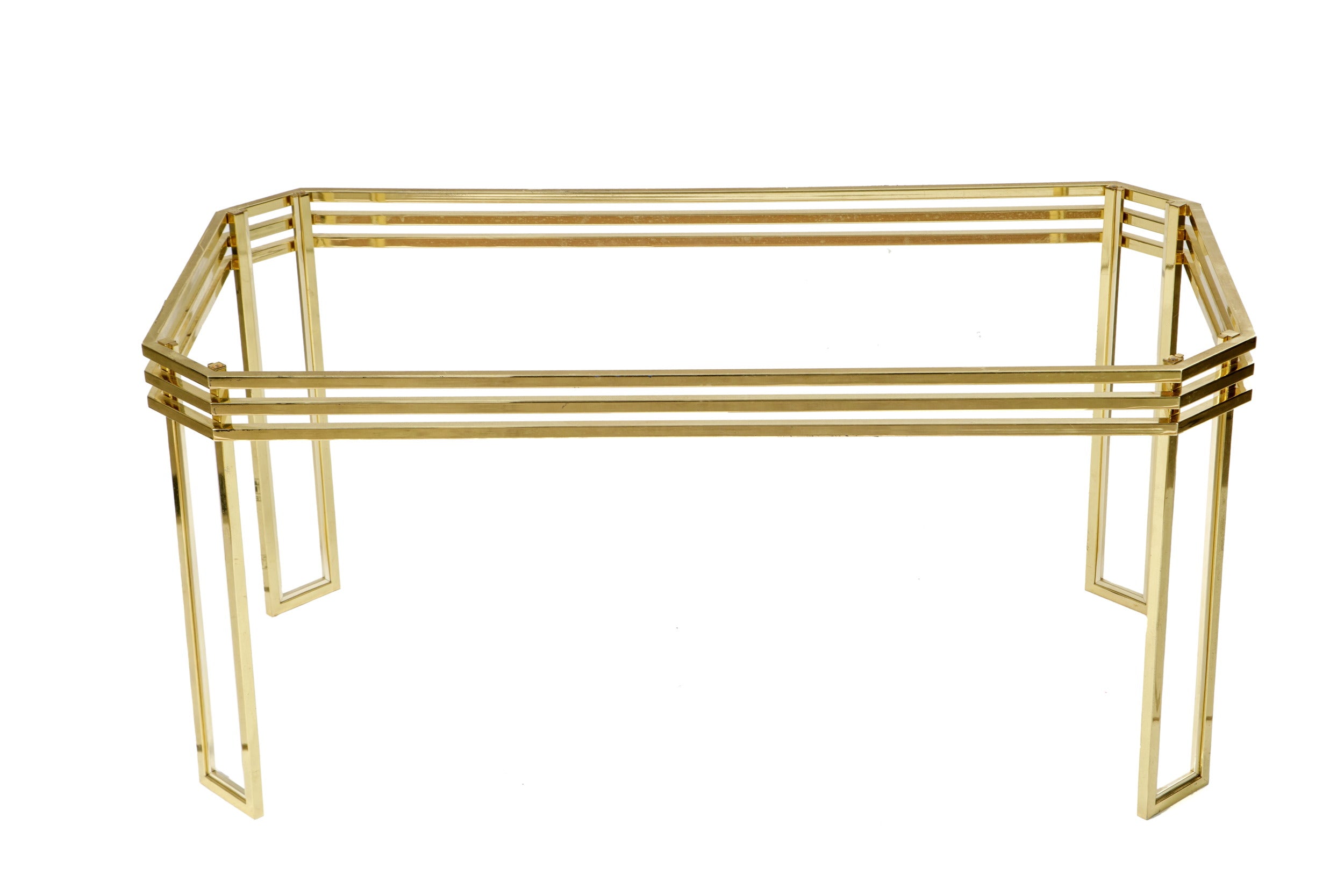 Rectangular table attributed to Romeo Rega from the 1970s