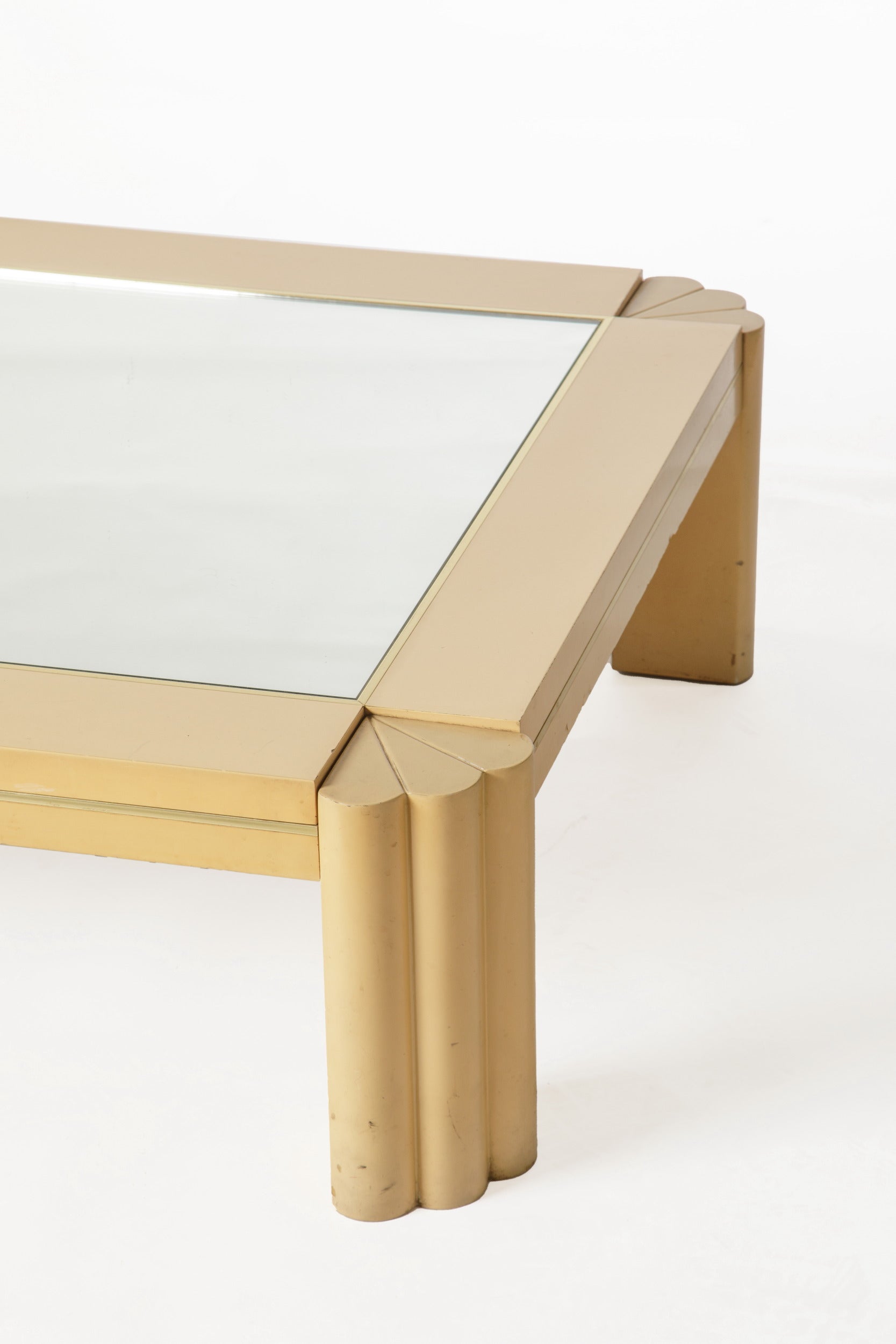 Alain Delon coffee table from the 1970s for Maison Jansen