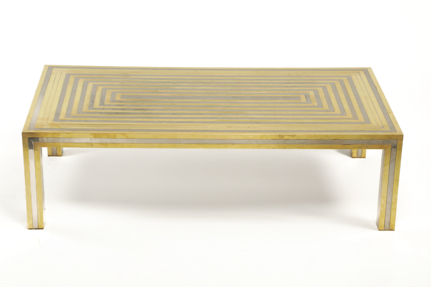 70s living room table attributed to Paco Rabanne