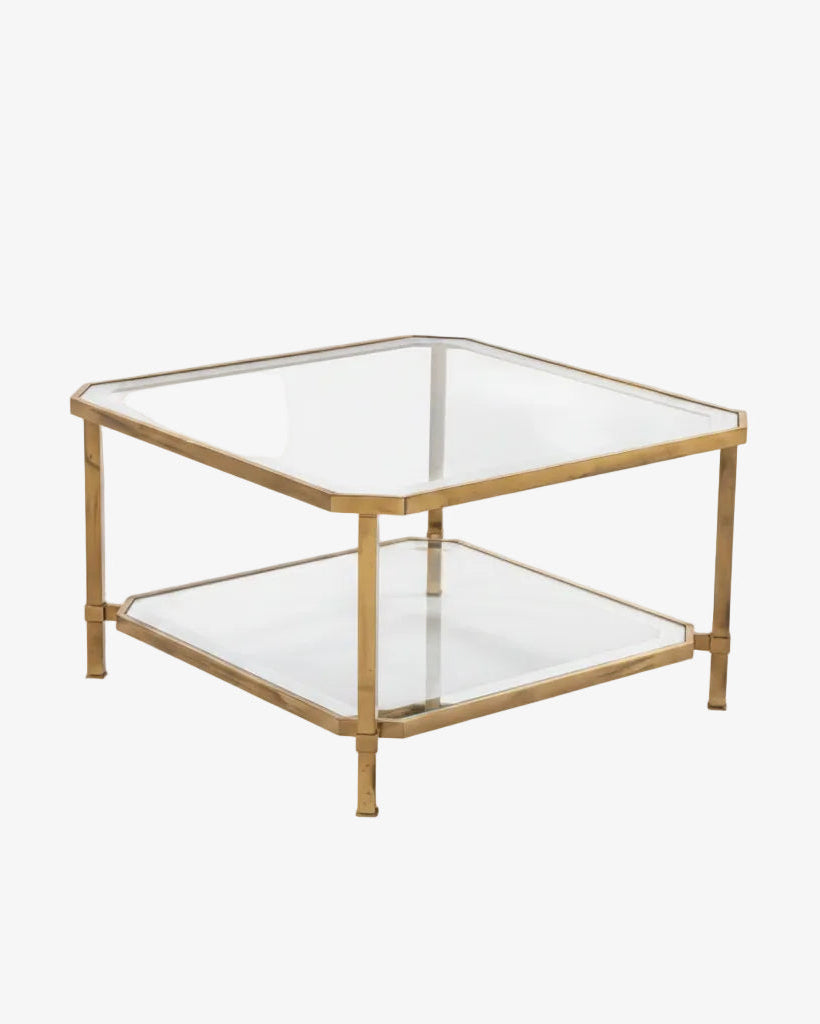 Square living room table from the 70s
