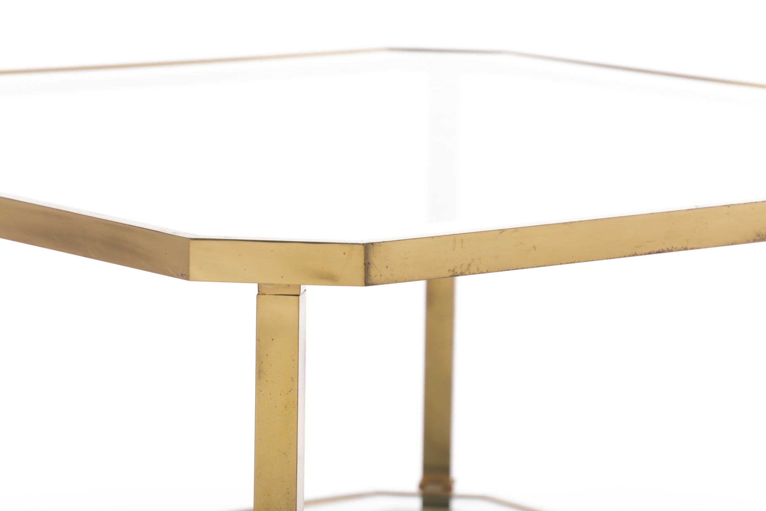 Square living room table from the 70s