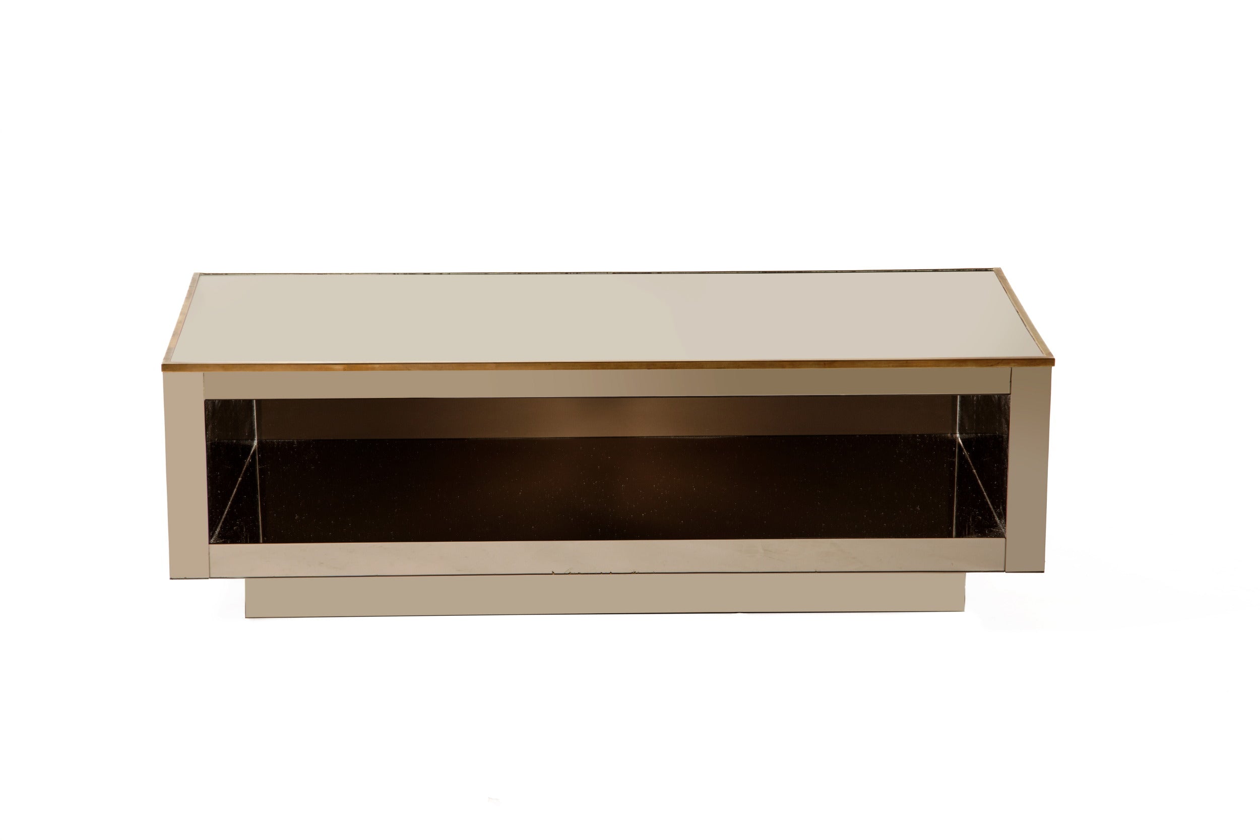 1970s mirrored living room table