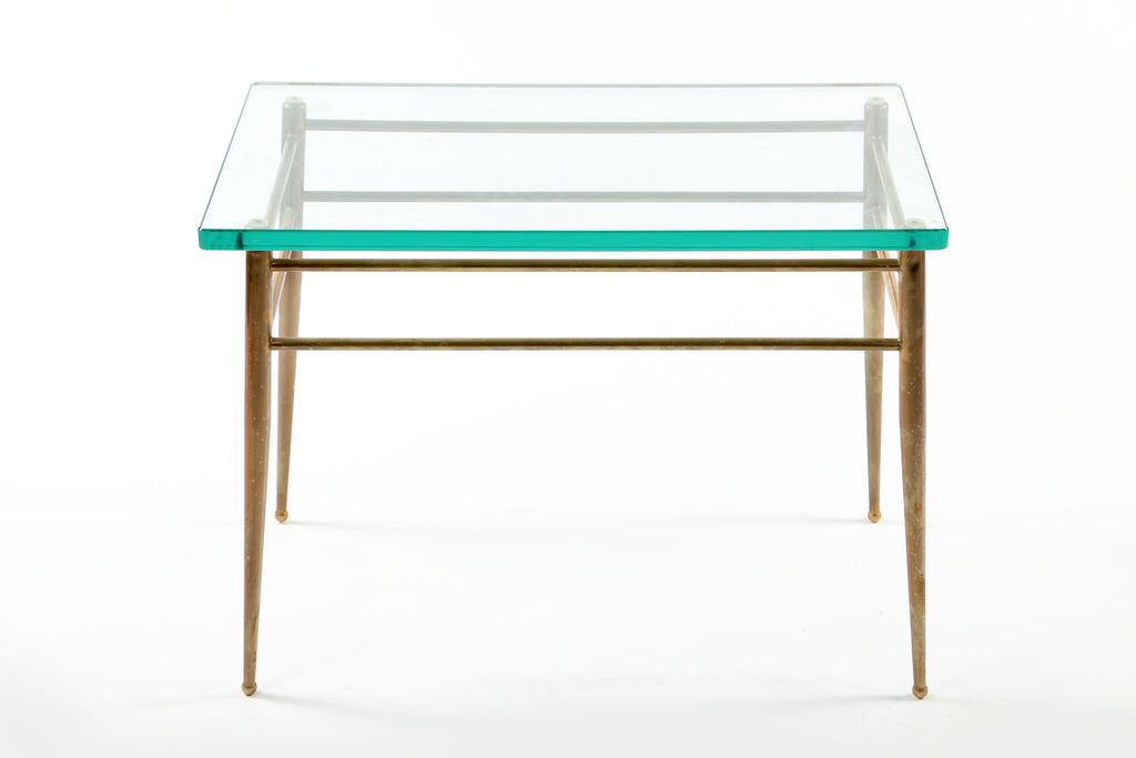 Tavolo salotto anni 60 verde Nilo