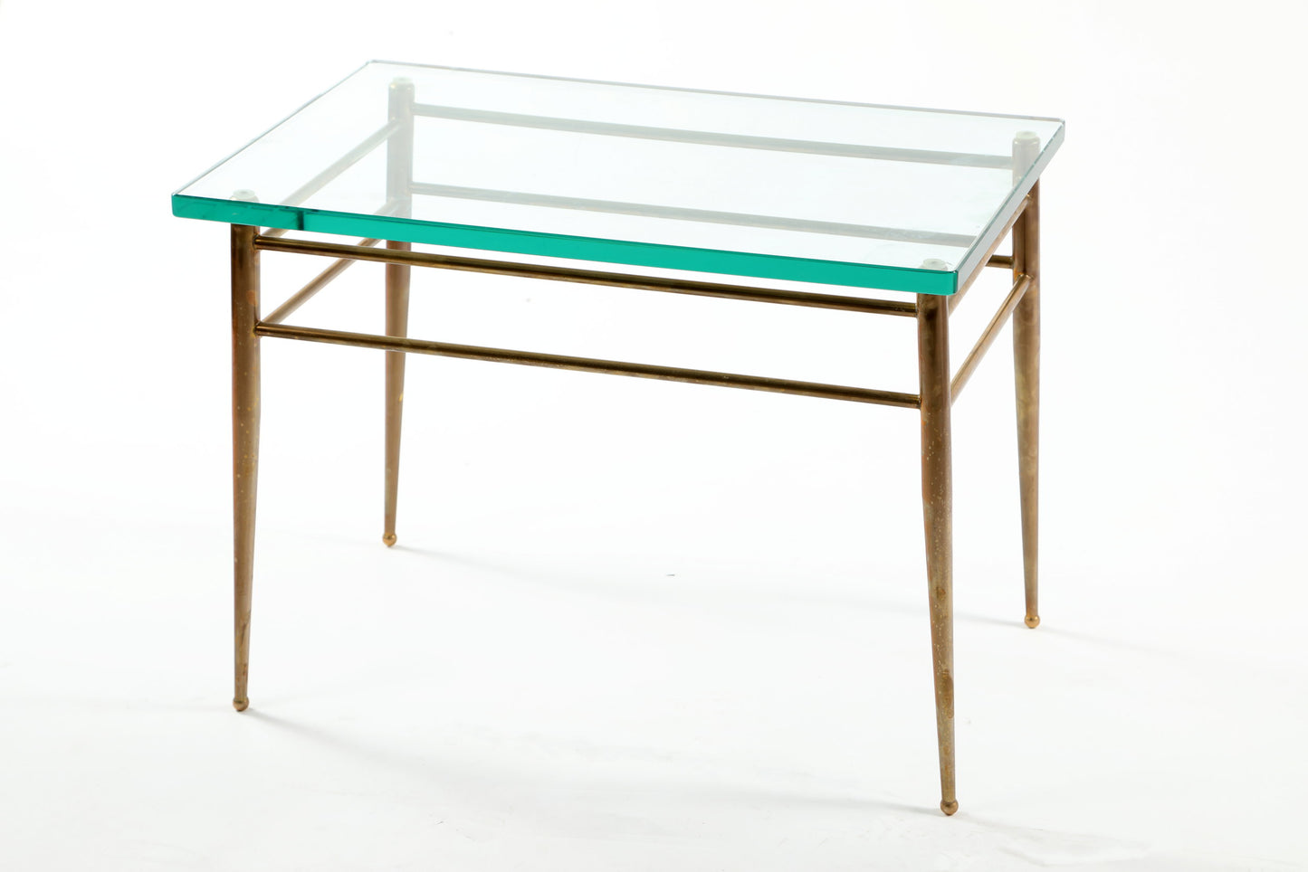 Nile green living room table from the 60s