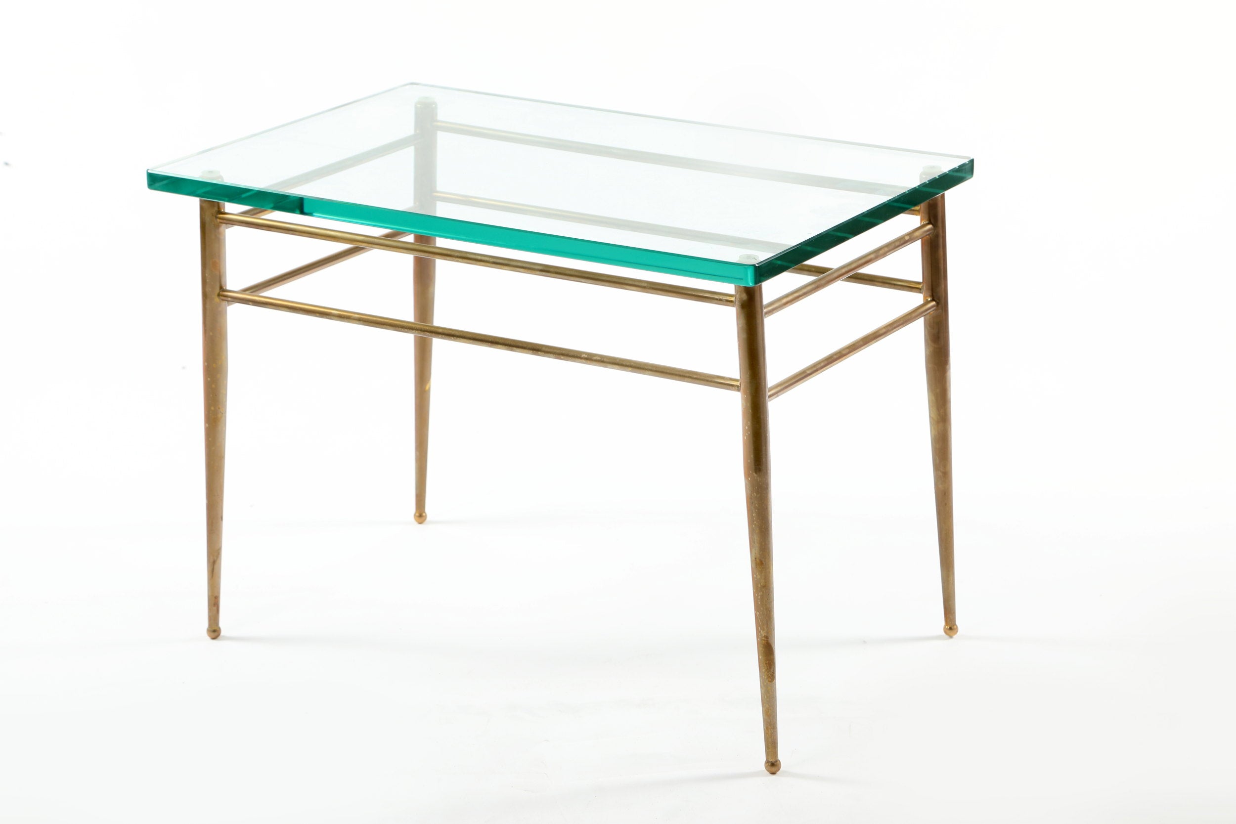 Tavolo salotto anni 60 verde Nilo