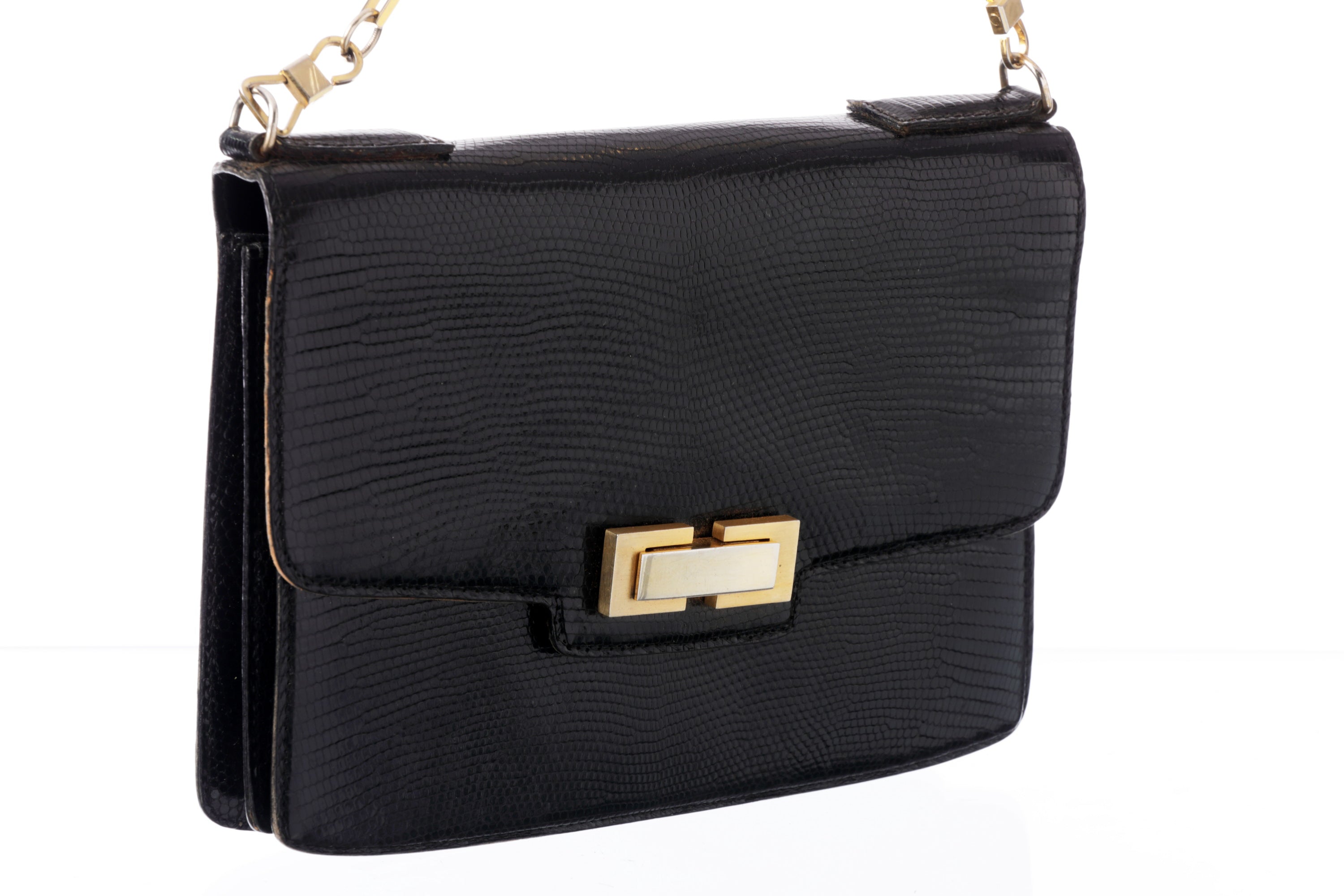 Fendi 50's reptile shoulder bag