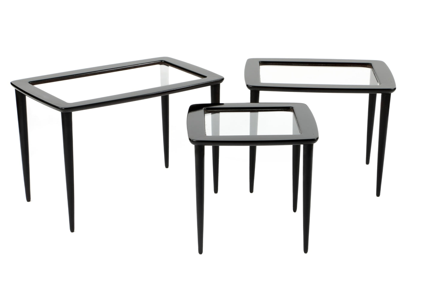 Triptych of Ico Parisi tables from the 1950s
