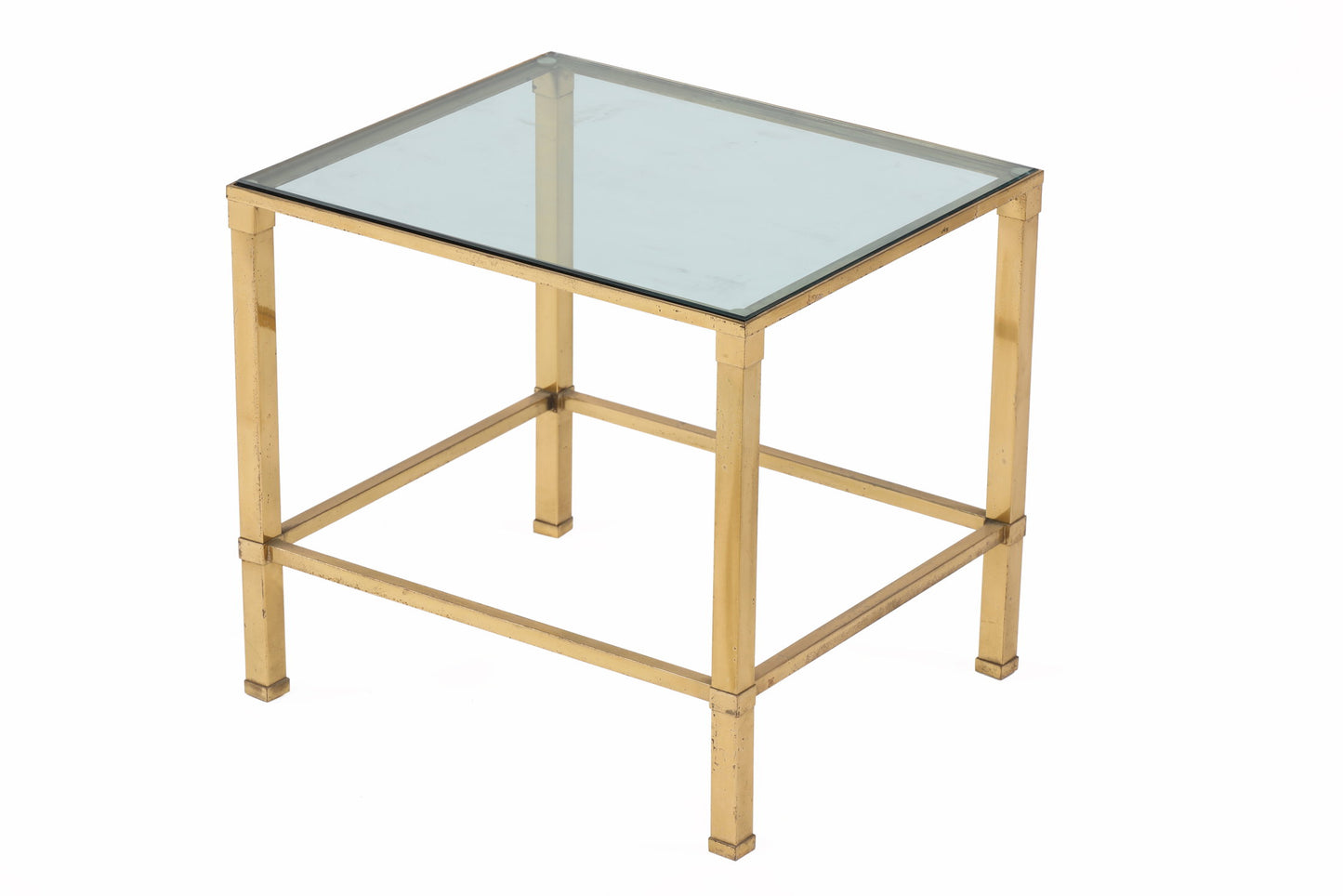 Triptych brass tables from the 70s