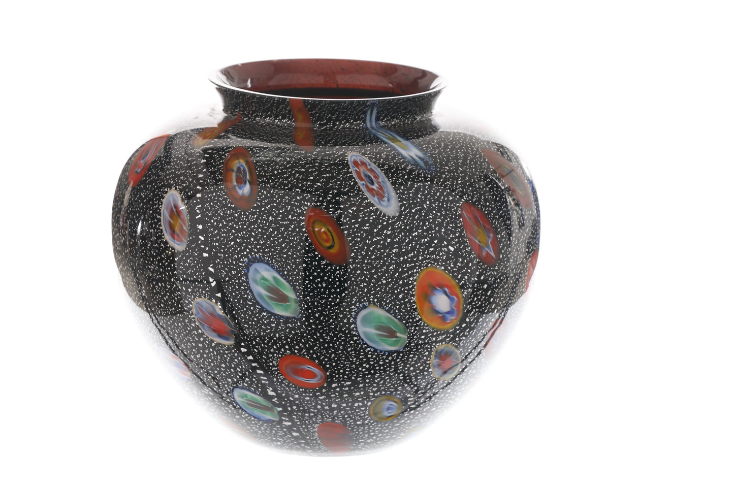 Michielotto Murano glass vase 1988