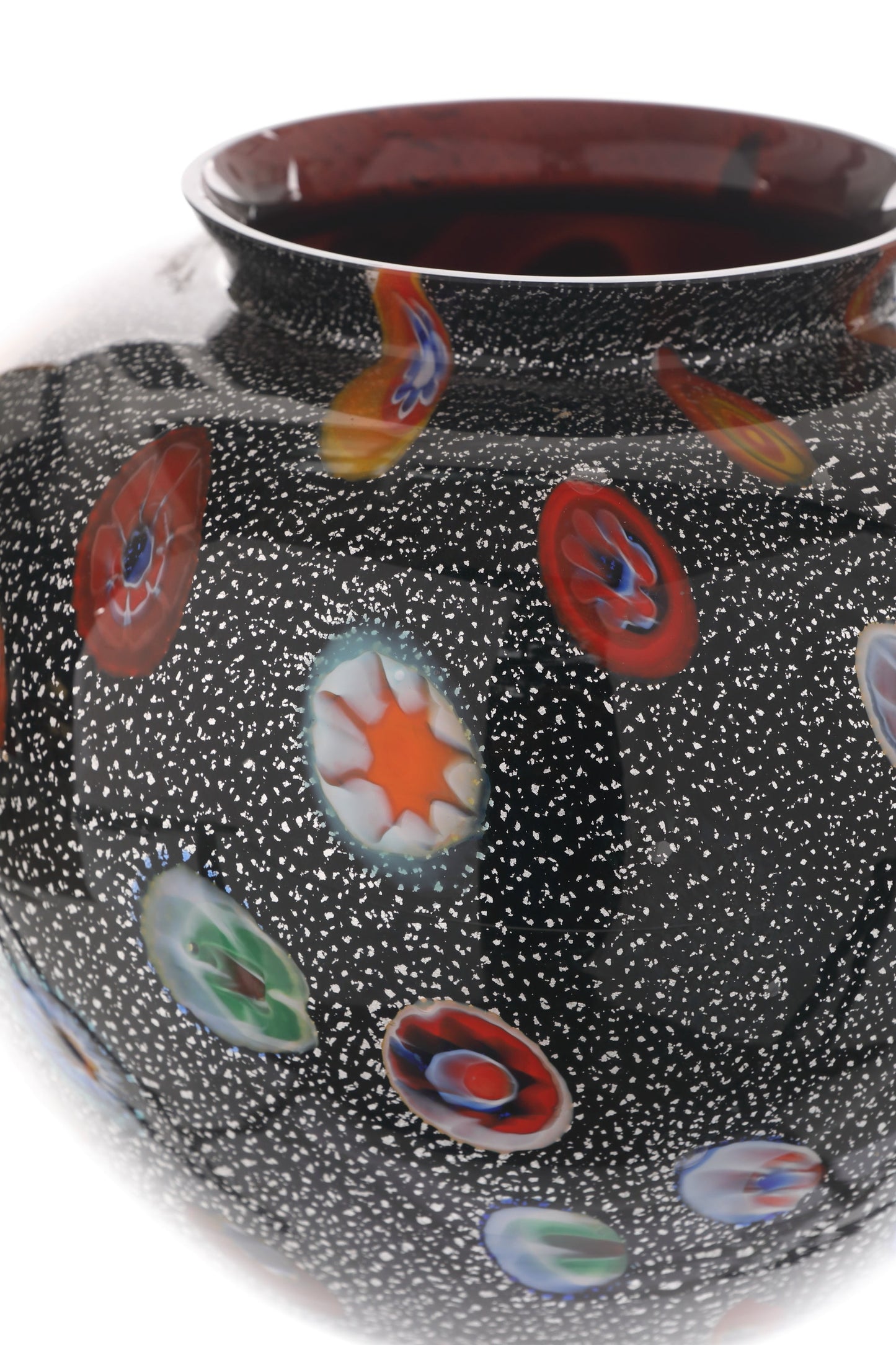 Michielotto Murano glass vase 1988