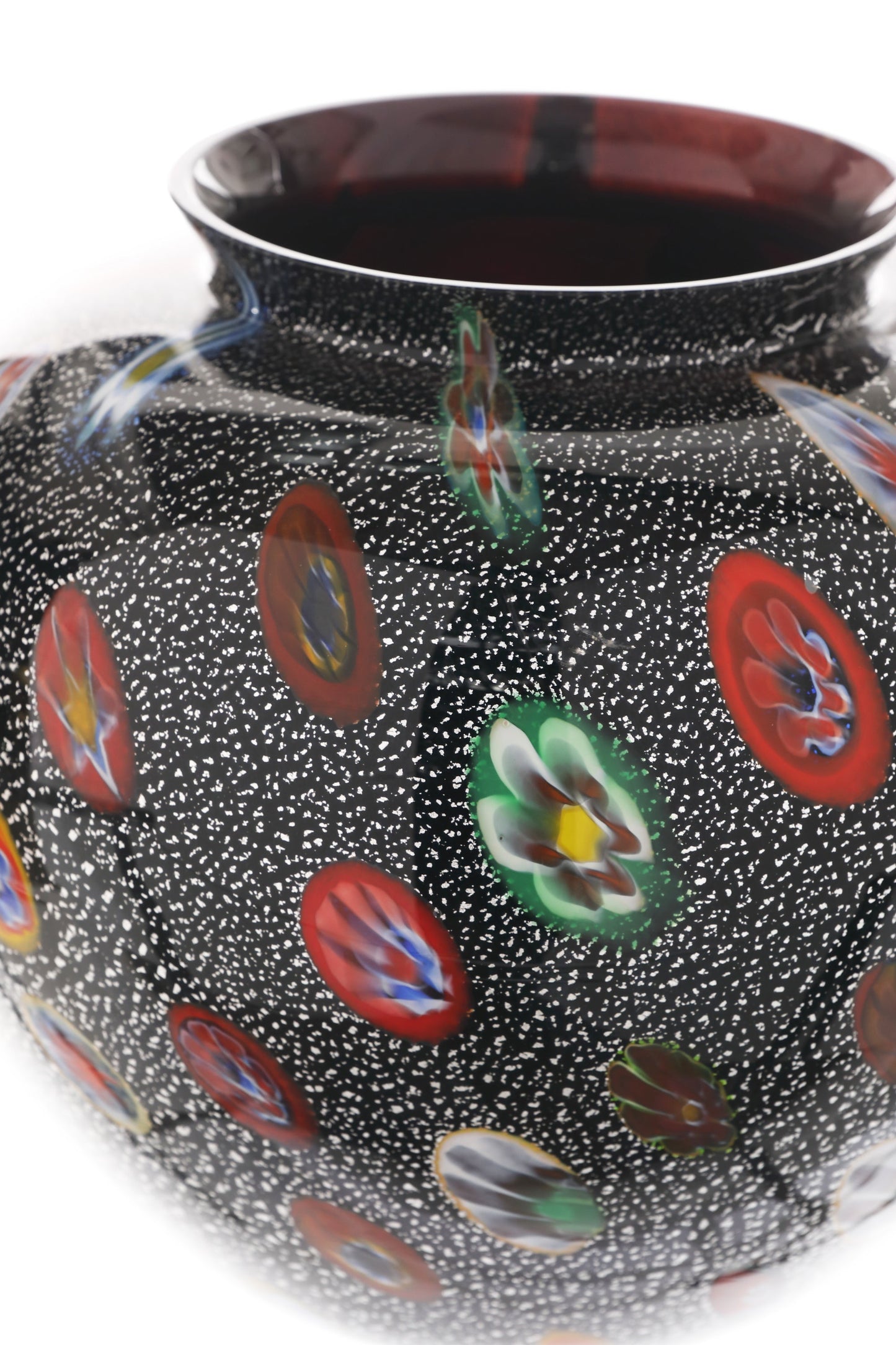 Michielotto Murano glass vase 1988