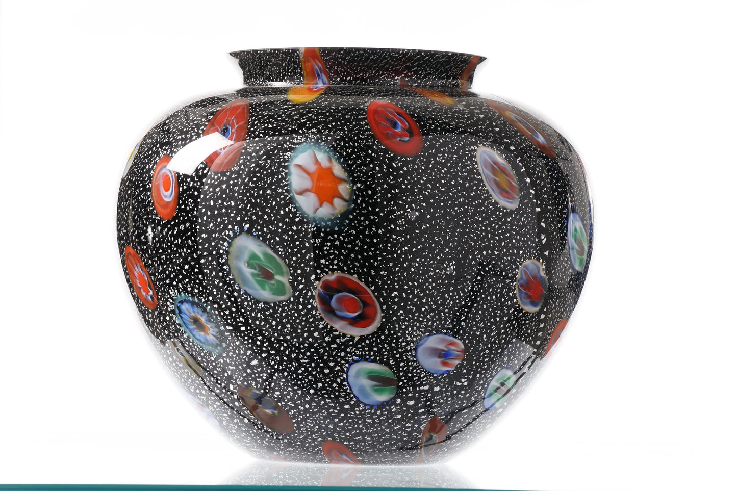 Michielotto Murano glass vase 1988