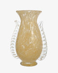 Vaso Vetro Murano giallo murrine anni 60
