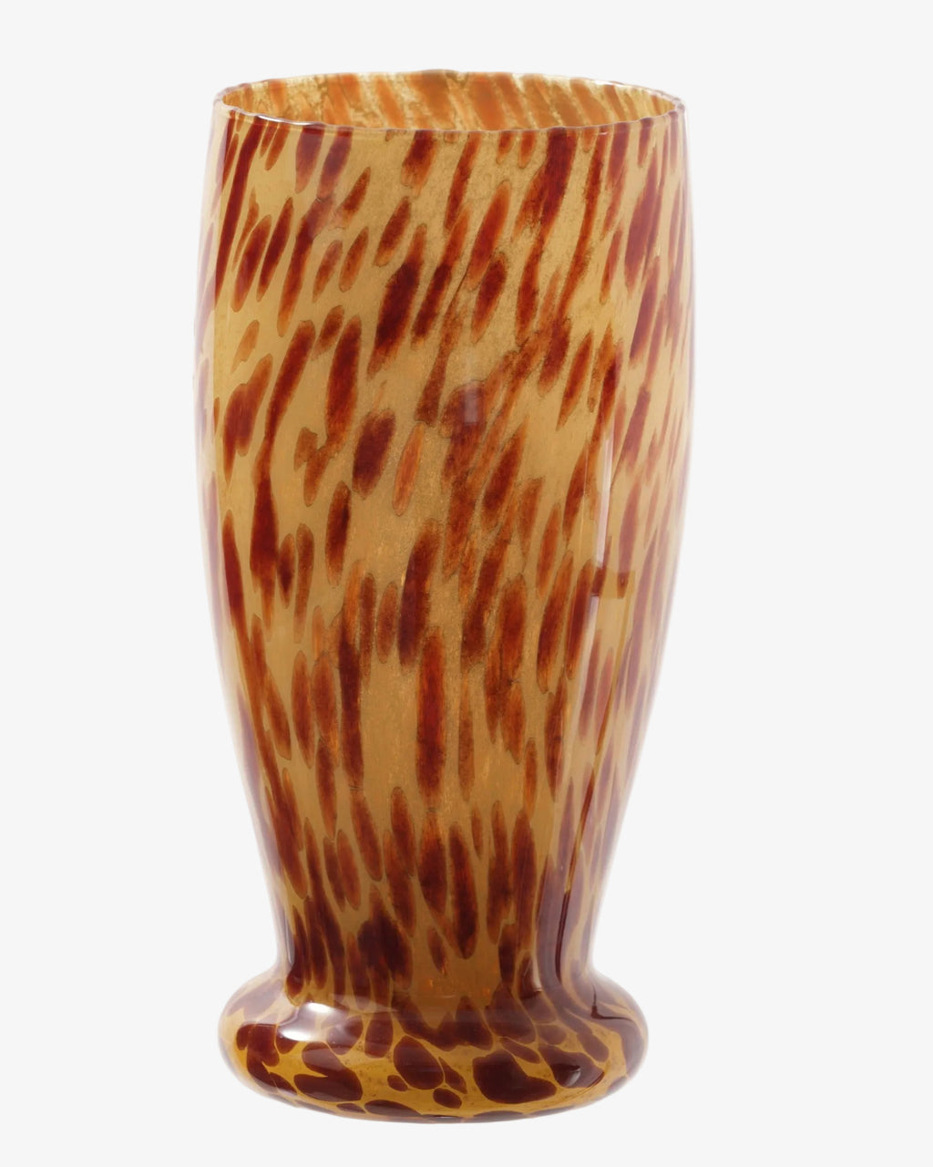 Spotted glass vase from the 70s