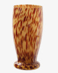 Spotted glass vase from the 70s
