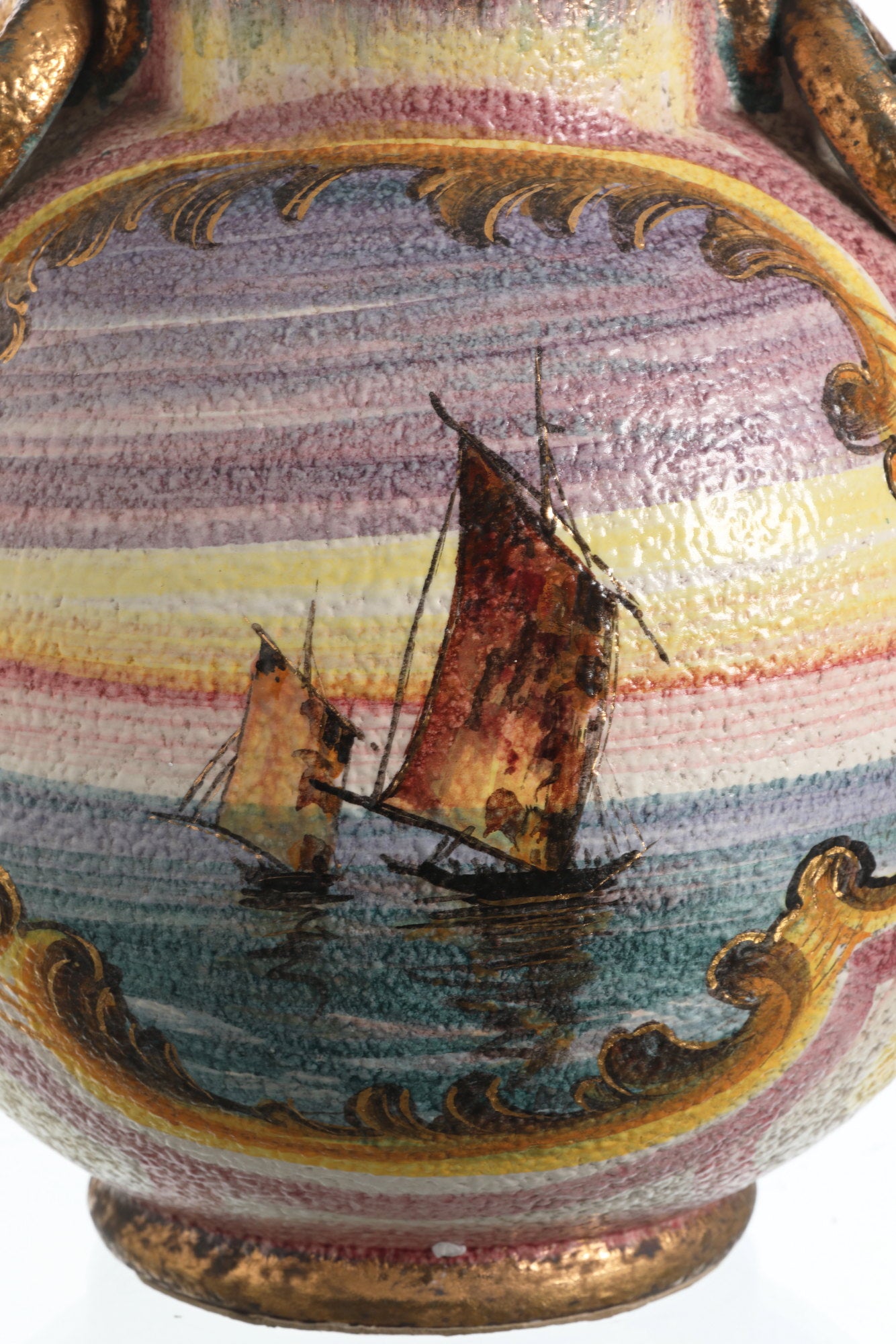 Virgilio Carraresi Sesto Fiorentino ceramic vase