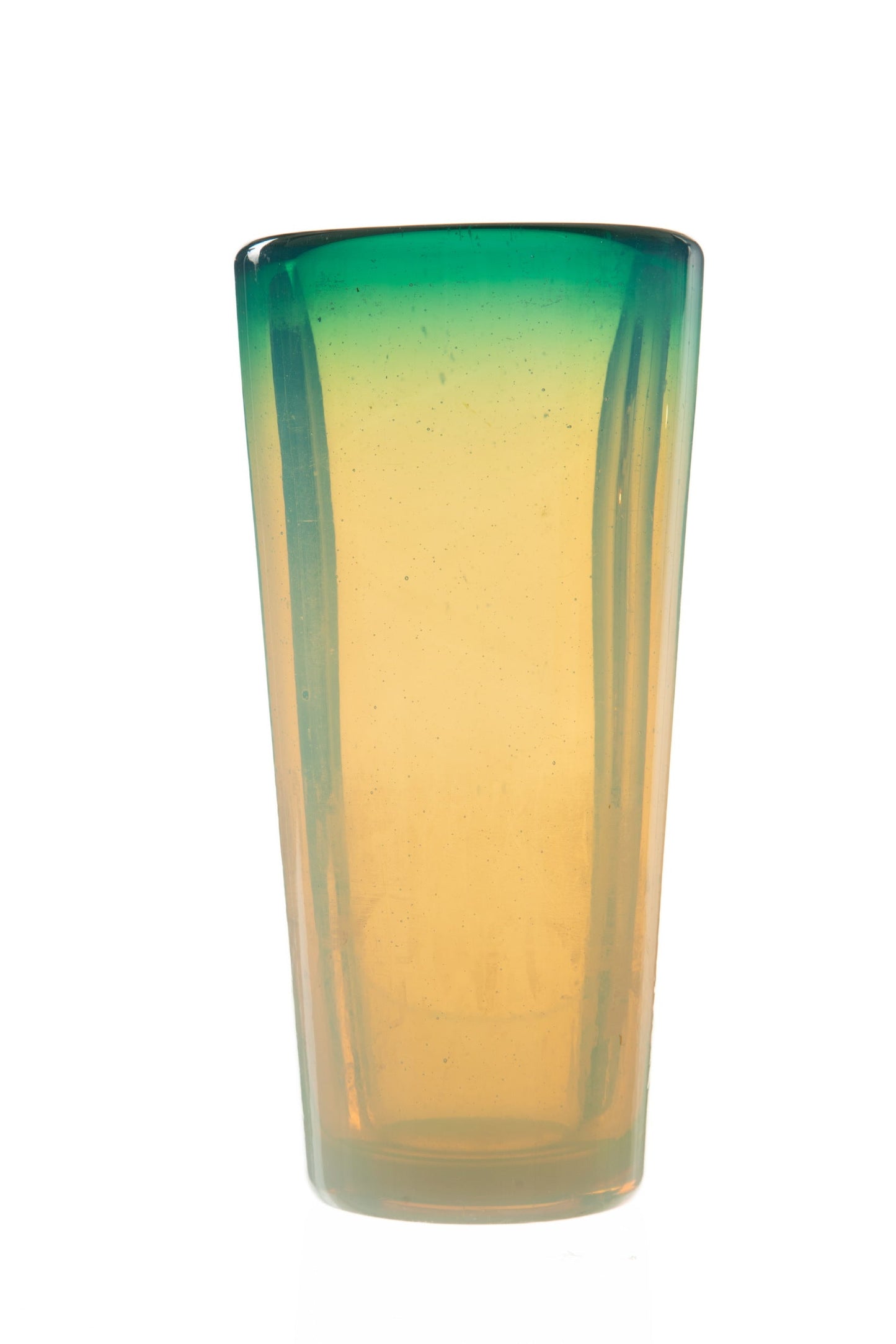 Opaline Murano glass vase from the 1960s