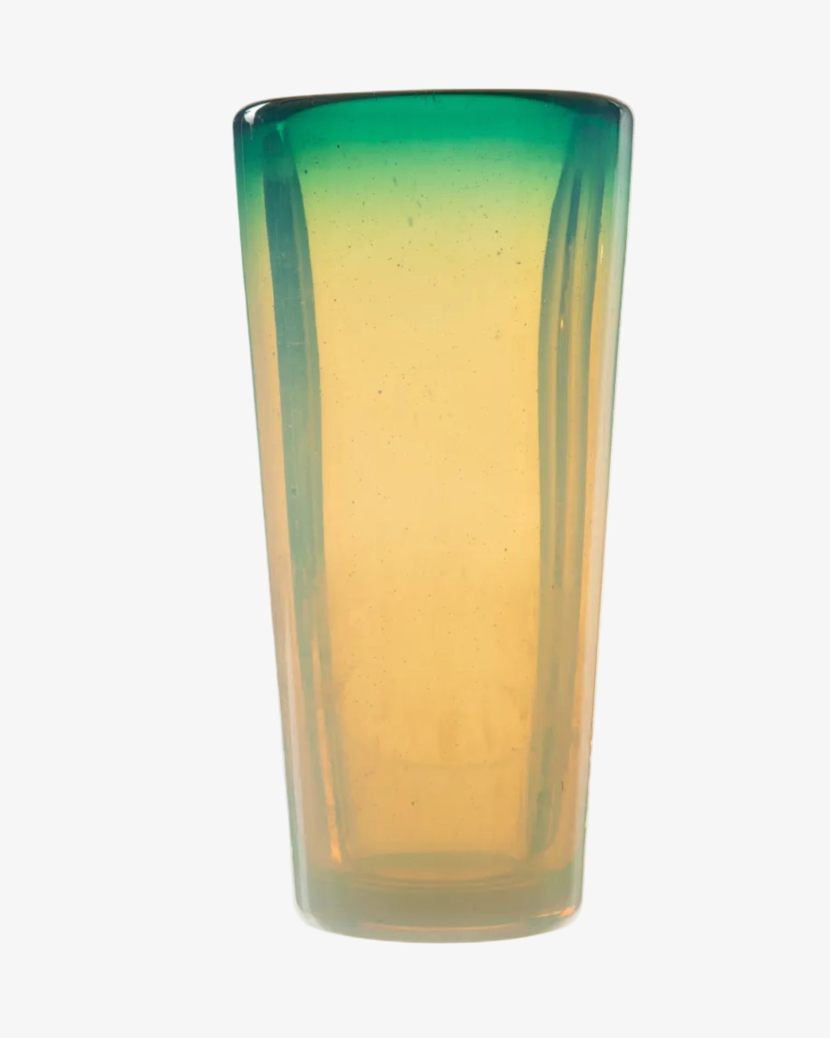 Opaline Murano glass vase from the 1960s