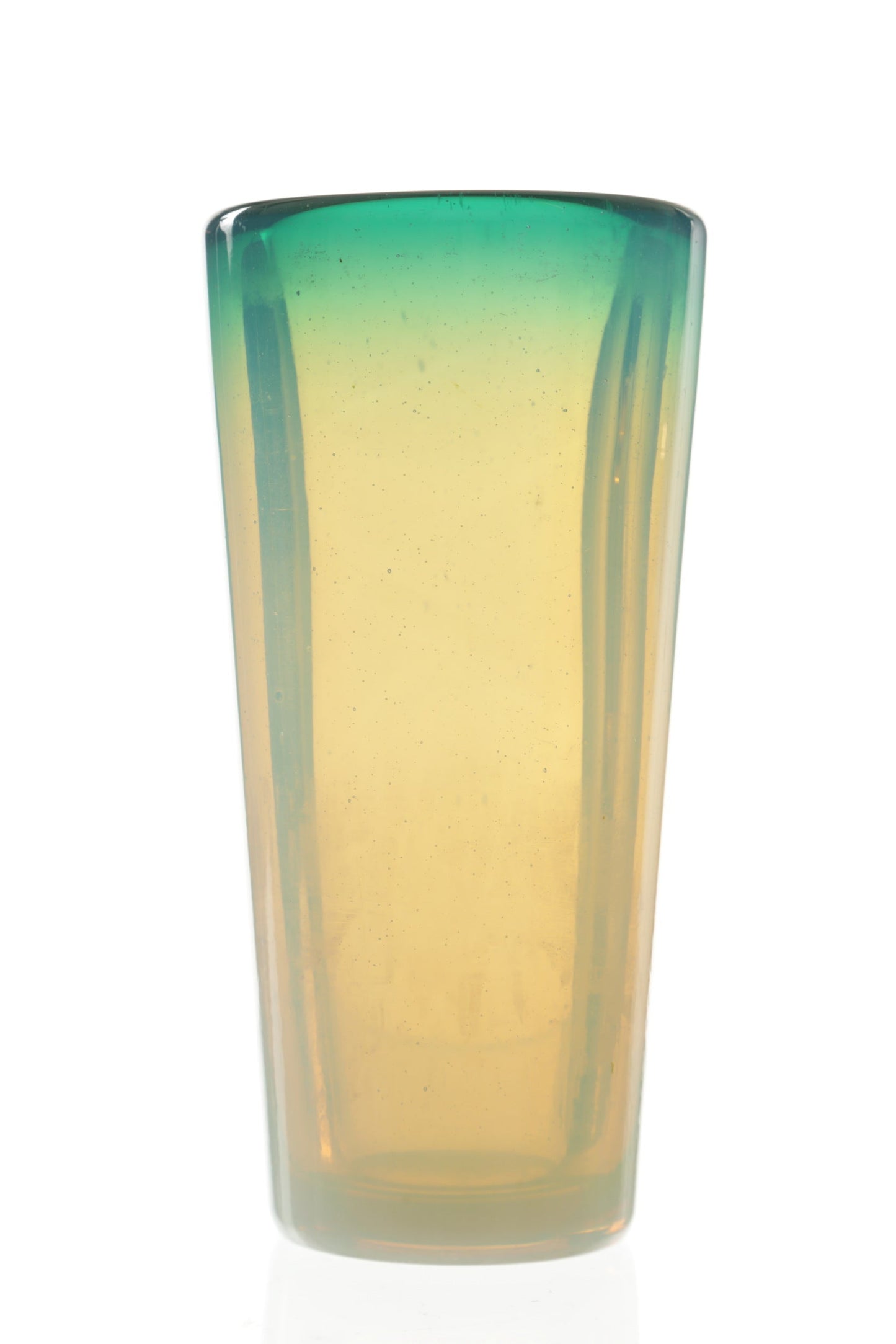 Opaline Murano glass vase from the 1960s