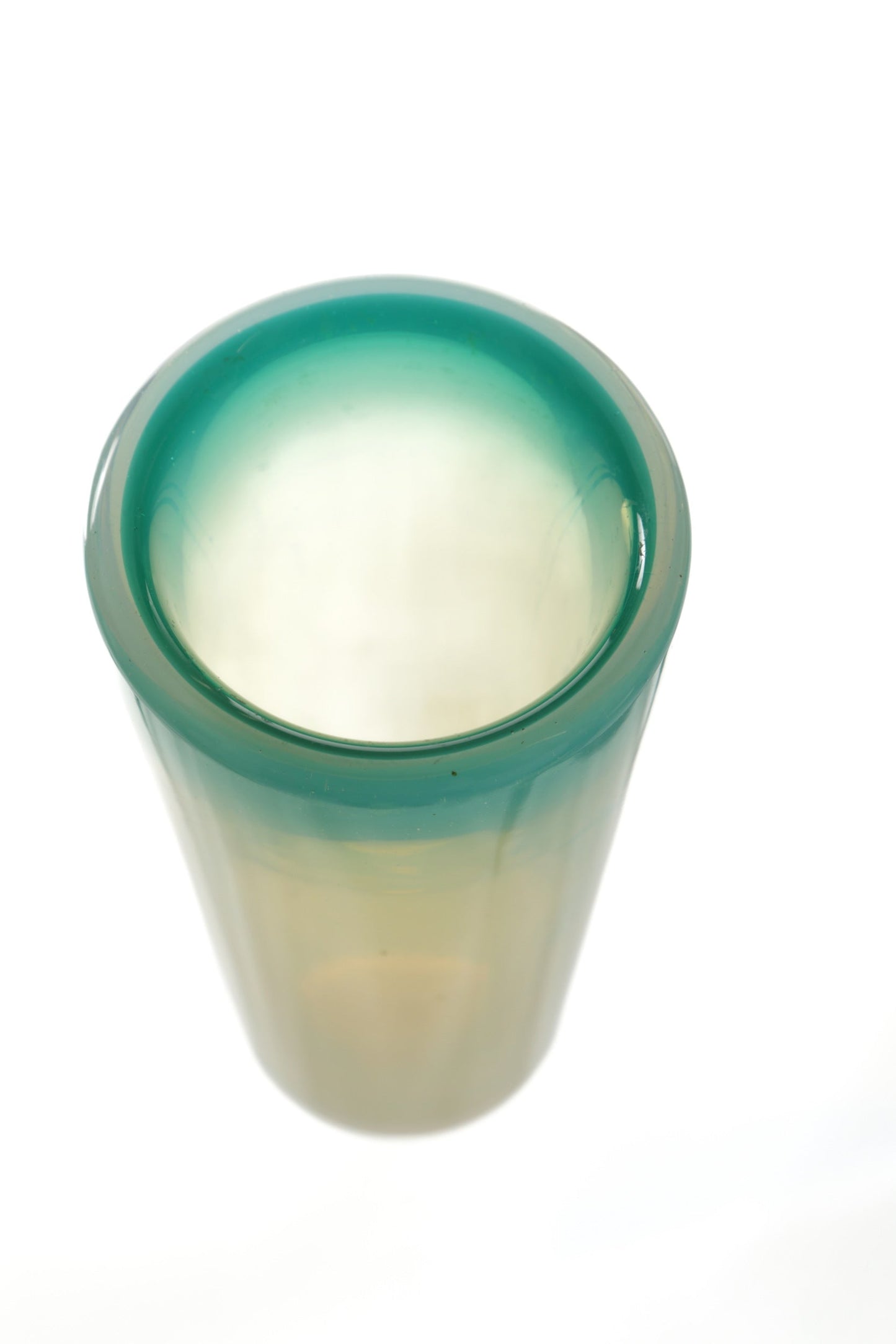 Opaline Murano glass vase from the 1960s